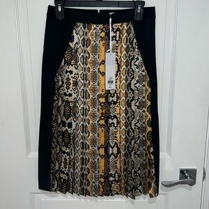 Per se snake skin print skirt
